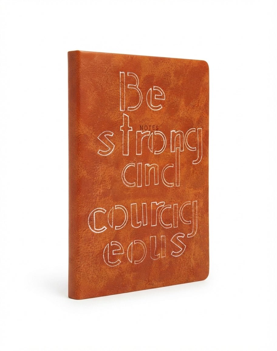 Personalised Christian Journal for Men | Joshua 1:9 Bible Verse Gift - Journal - Vibrant Joy
